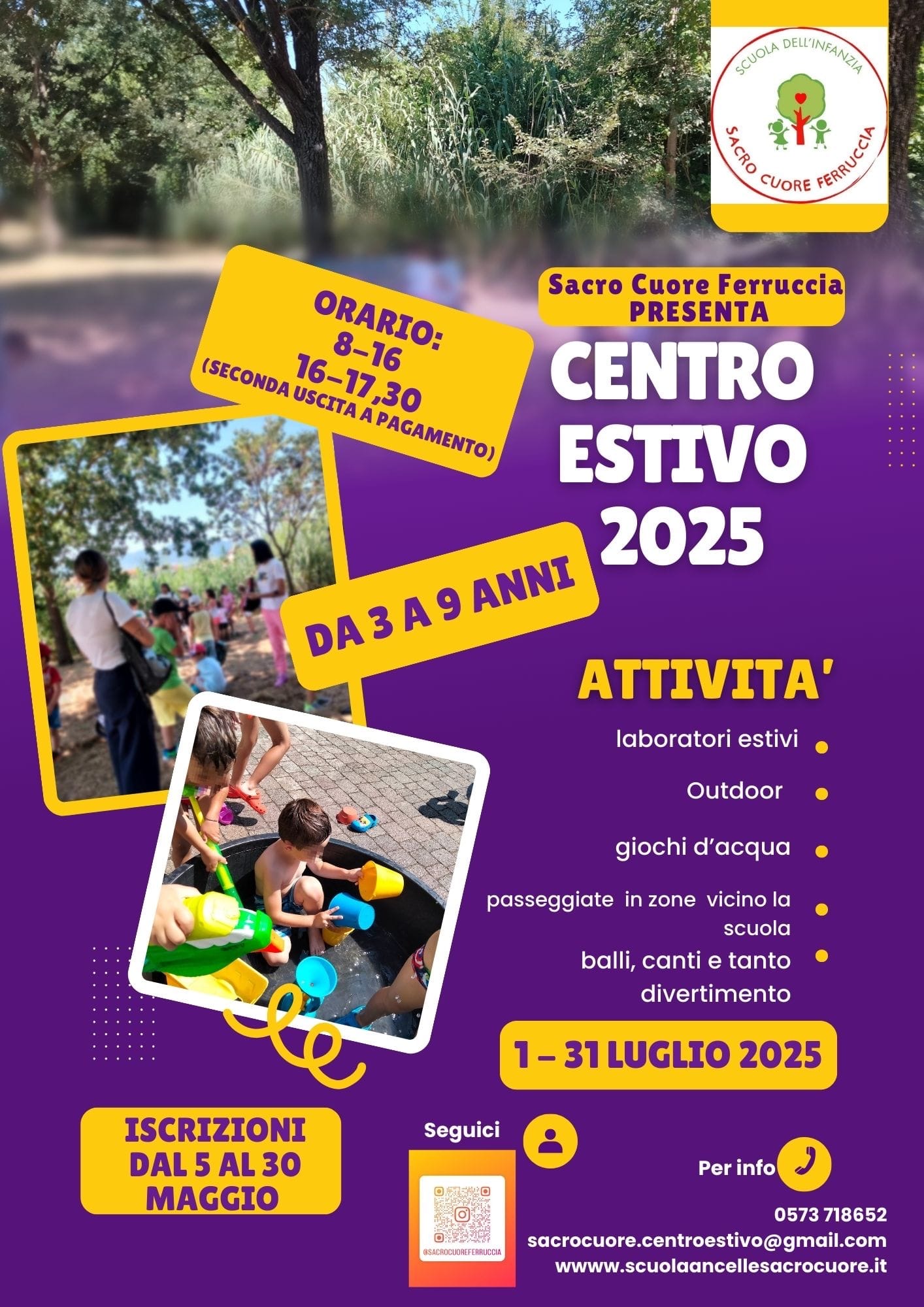 Centro Estivo 2025 - Istituto Ancelle Sacro Cuore
