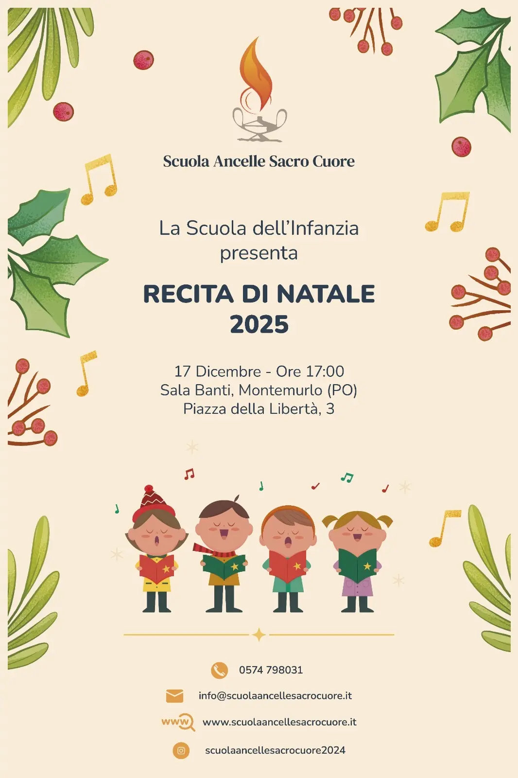 Recita di Natale 2025 - Istituto Ancelle Sacro Cuore